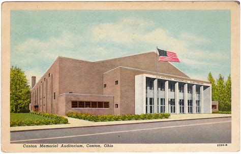 Canton Memorial Auditorium Canton Ohio 1957 Sent From The Past