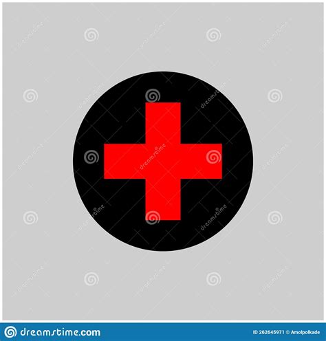 Red Plus Sign Vector Icon Plus Symbol Stock Vector Illustration Of