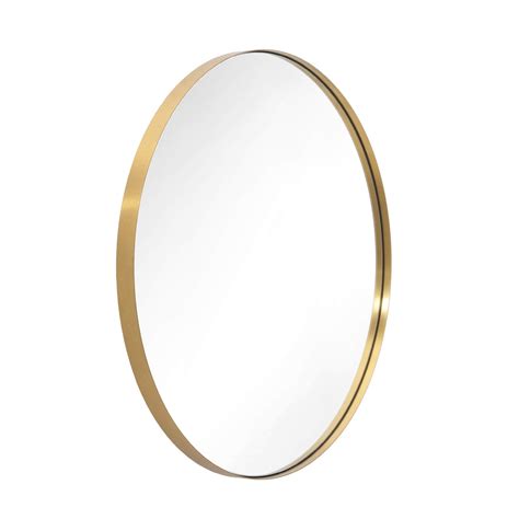 Andy Star Wall Mirror For Bathroom 24x36 Large Gold Oval Mirror For