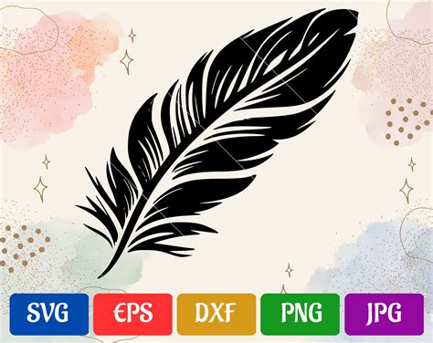 Feather Svg High Quality Vector Cut File For Cricut Svg Etsy