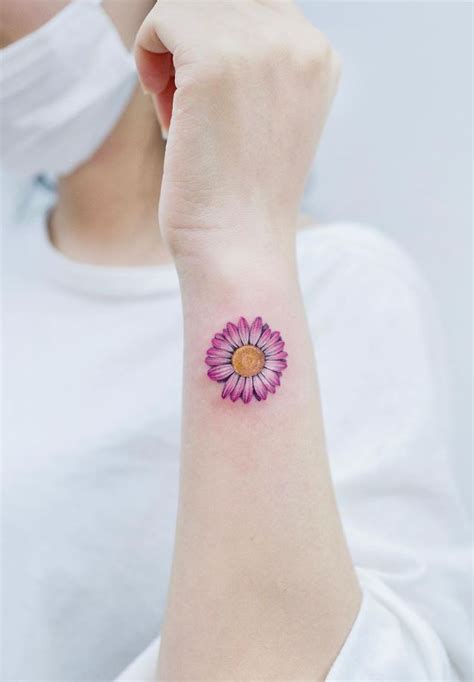 Pink Daisy Tattoo Inkstylemag
