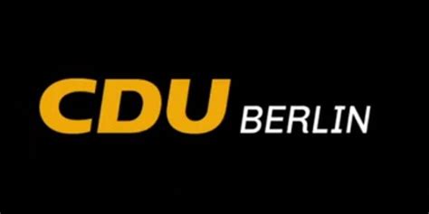 Cdu Berlin Präsentiert Neues Logo Ganz Deutschland Lacht Männersache