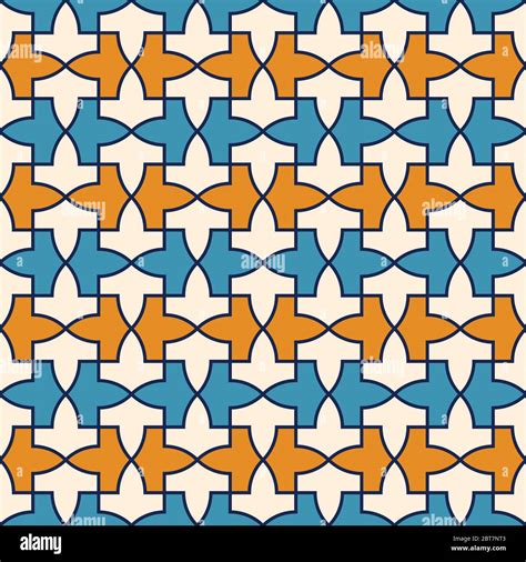 Islamic Tile From Alhambra Spain High Resolution Stock Photography And
