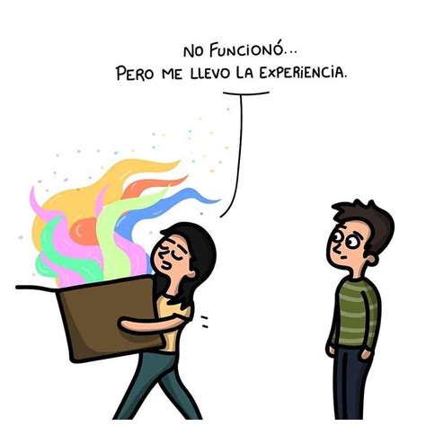 La Experiencia Es Lo Más Importante😊 Ilustració Humor Mexicano