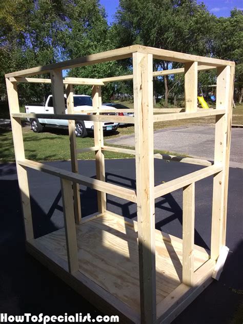 Your grand stand homemade deer stand will do the same thing for you. DIY 4x6 Shooting Stand | HowToSpecialist - How to Build ...