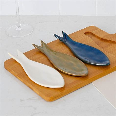 Creative Design Home Decor Reactive Glaze Ceramic Fish Shaped Snack