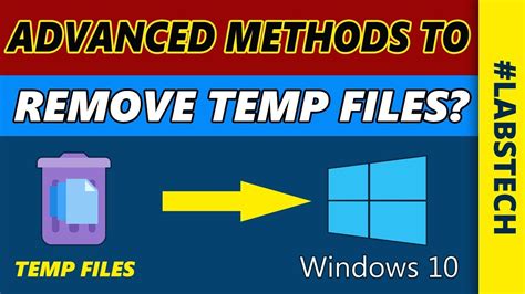 How To Delete Temporary Files In Windows 7 8 10 Using Command