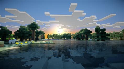 Minecraft Landscape Wallpapers Wallpaper Cave