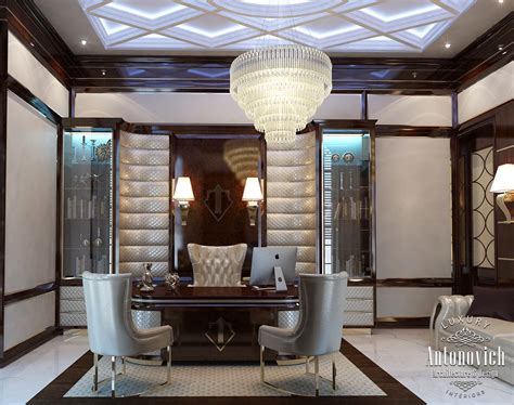 Luxury Antonovich Design Uae Office Interior From Luxury