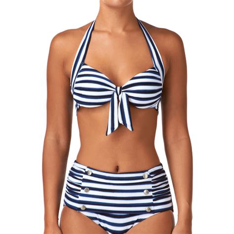 seafolly seaview tie front halter bikini top indigo halter bikini bikini bleu halterneck
