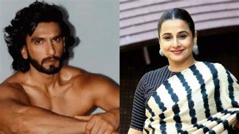 Vidya Balan S Hilarious Reaction On Controversial Ranveer Singh S Nude