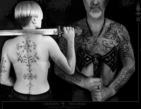 Viking Tattoos By Dimon Taturin Viking Tattoos Tattoo Artists