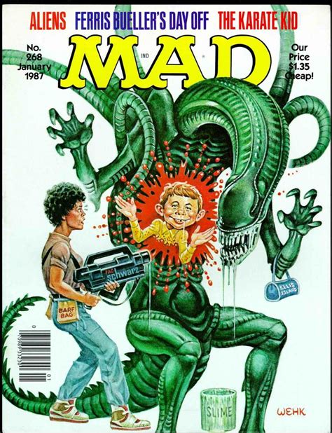 Mad Magazine Cover Alien Mad Magazine Mad World Magazine Cover