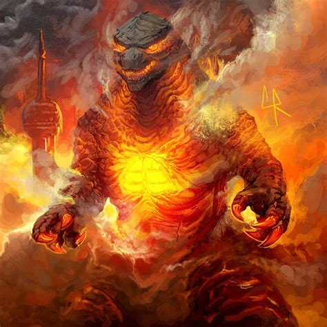 Burning Godzilla Wallpapers Wallpaper Cave