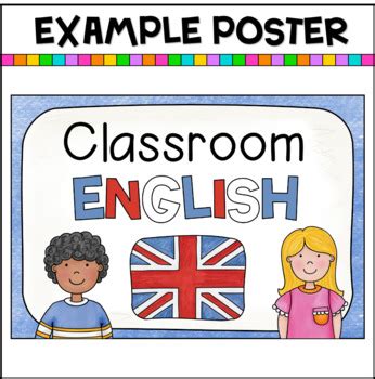 Classroom Language Posters Esl Ell By My Teaching Factory Tpt