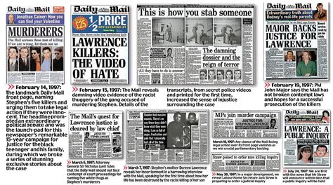 Stephen Lawrence Verdict Key Moments In A 15 Year Fight For Justice