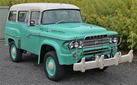 1960 Dodge W100 Power Wagon Town Wagon For Sale On Bat Auctions Sold