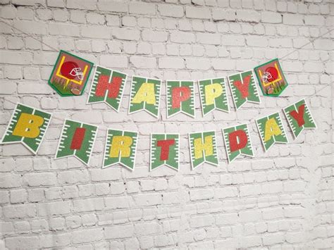 Football Birthday Party Banner Football Party Decorations Sports