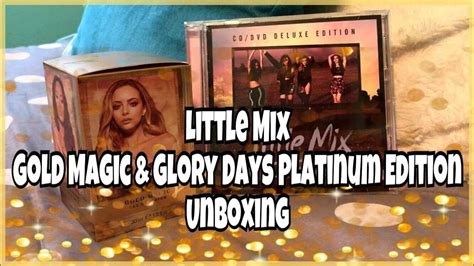 💛little Mix Gold Magic And Glory Days Platinum Edition Unboxing Sara