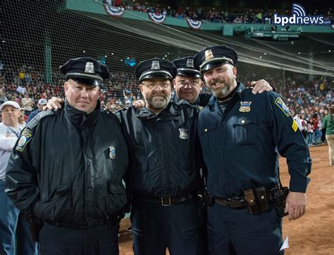 Red Sox Bullpen Cop Boston Police Department Official