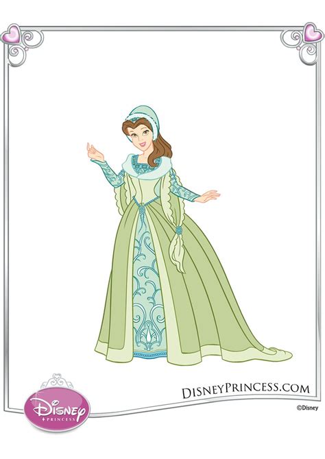 Easy way to learn collors while making disney princess rainbow dress with playdoh sparkle. Green Winter Dress | Disney Princess Dress-Up Dolls from ...