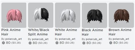 White Anime Hair Roblox Id Trends