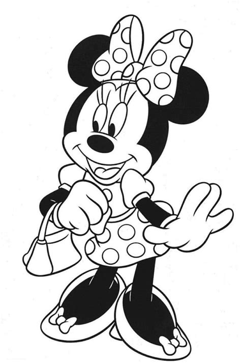 Minnie Mouse Coloring Pages For Kids Wonder Day — Coloring Pages For