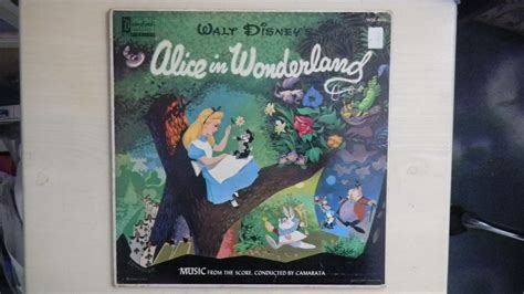 Rare Walt Disneys Alice In Wonderland Disneyland Record Wdl 4015 Lp