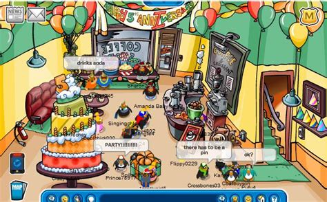 Go to the book room (above the coffee shop) and sit on the big chair on the far left. Coaley24's Club Penguin Cheats