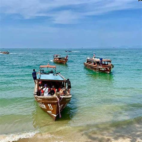 Krabi Day Tour 4 Islands By Long Tail Boat Phuket Dream Company