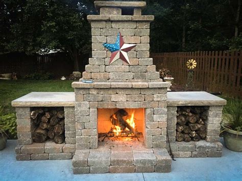 Diy Outdoor Fireplace Kit Fremont Makes Hardscaping