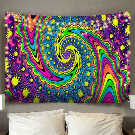Closing Sale 😰 Trippy Tapestry Tapestry Mini Canvas Art