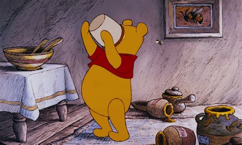 Image Winnie The Pooh Has A Honey Pot Stuck On His Face Disney
