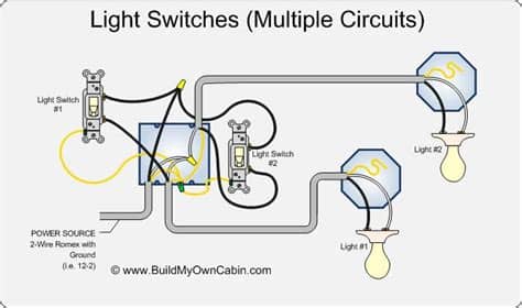 Light Switch Wiring Diagram - Multiple Lights | Light ...