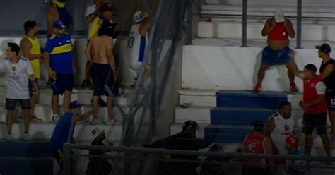 Video Lamentable Hinchas De Boca E Independiente Se Pelaron En Las