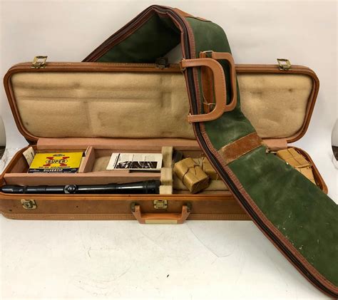 Lot Rare Vintage Browning Gun Case W 2 Other Items