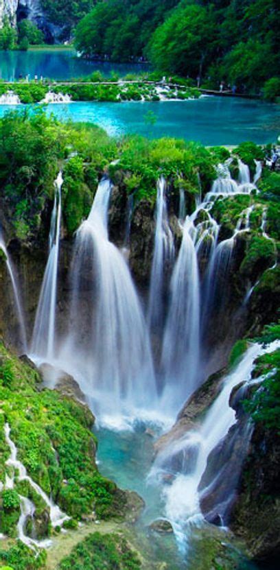 Plitvice Lakes National Park Central Croatia Waterfall Plitvice