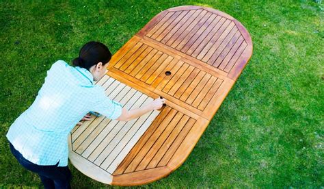 How To Clean And Refinish Teak Furniture Your Diy Backyard