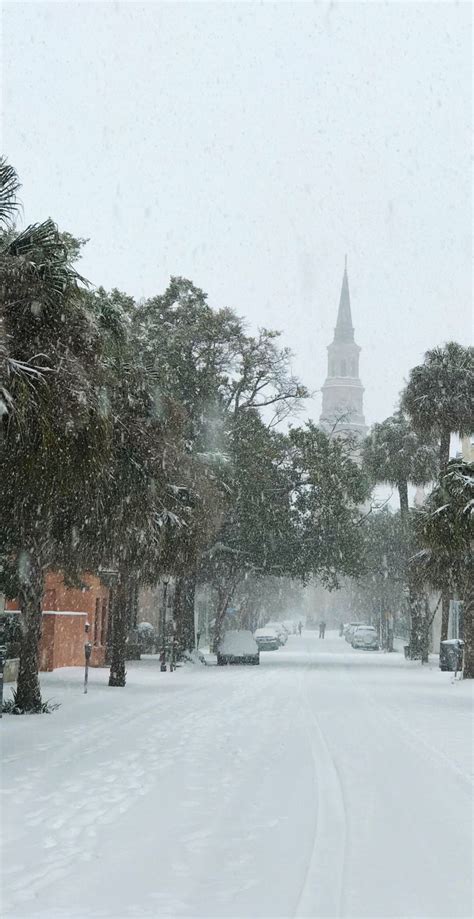 Snow Day In Charleston Southern Christmas Stay The Night Charleston