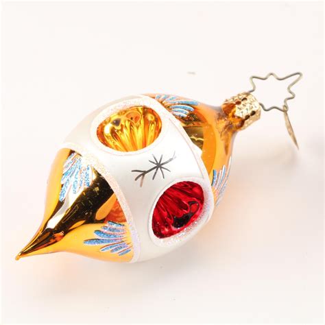 Vintage Inspired Christopher Radko Fantasia Blown Glass Ornaments Ebth