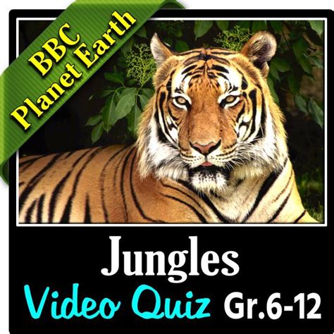 Planet Earth Jungles Video Quiz Editable Bbc Planet Earth