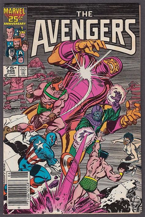 The Avengers 268 Marvel Comic Book 6 1986 Marvel Comics Superheroes