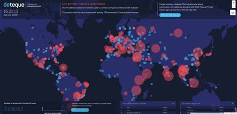 Top 15 Live Cyber Attack Maps For Visualizing Digital Threat Incidents