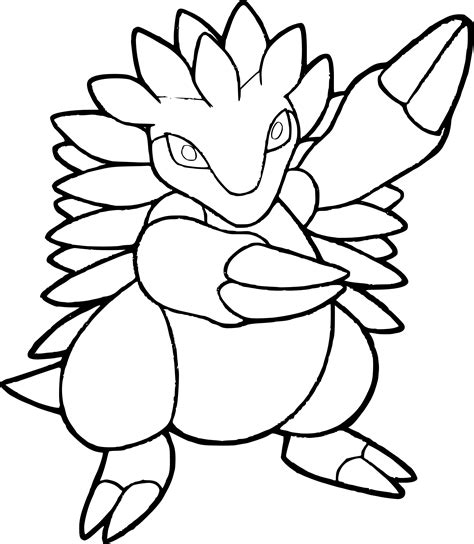 Pokemon Go Sandslash Colouring Pages In 2022 Coloring Pages Pokemon