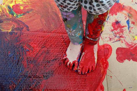 Painting With Feet
