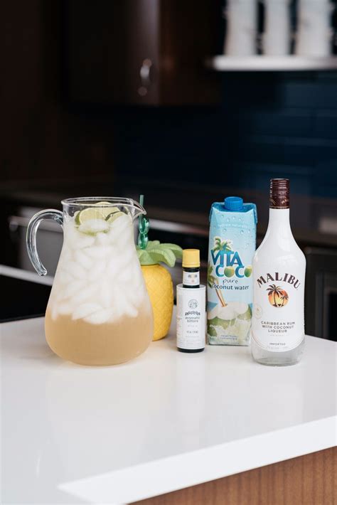 In other rum ball recipes, i've used a dark rum or a spiced rum. Malibu Rum Summer Coconut Cooler Cocktail Recipe | Malibu ...