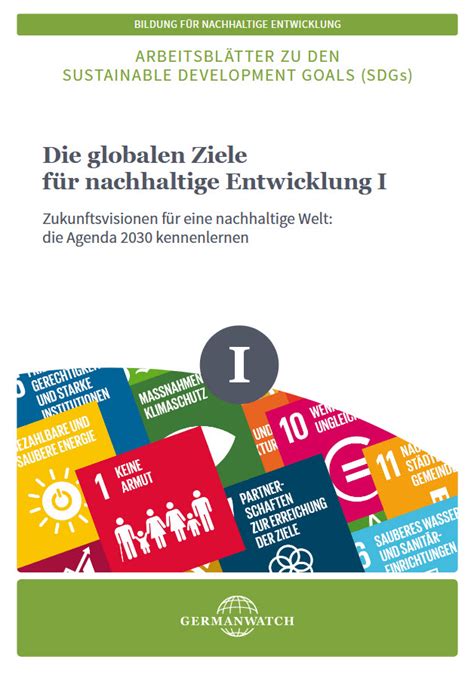 Die Globalen Ziele Für Nachhaltige Entwicklung Arbeitsblätter Zu Den