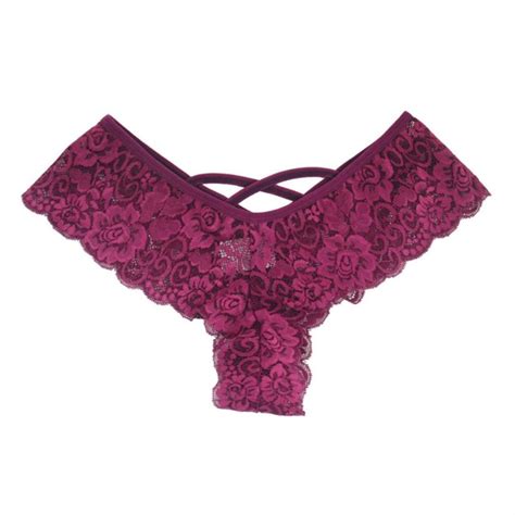 Buy Feitong 2018 New Sexy Lace Thong Panties Good Elastic Underwear Women Mini