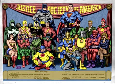 Justice Society Of America 9 7 11 By Ren1972 On Deviantart Justice