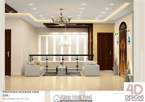 double floor kerala house design  interior